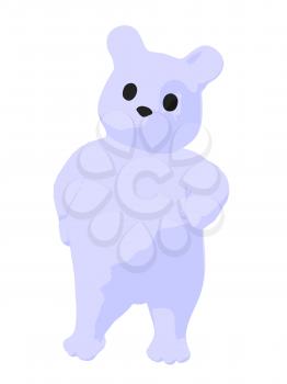 Royalty Free Clipart Image of a White Bear