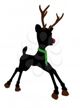 Royalty Free Clipart Image of a Deer