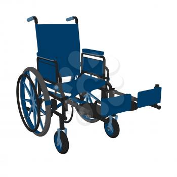 Royalty Free Clipart Image of a Wheelchair