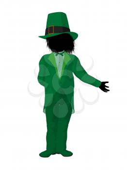 Royalty Free Clipart Image of a Leprechaun