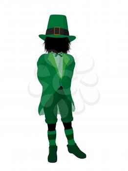 Royalty Free Clipart Image of a Leprechaun