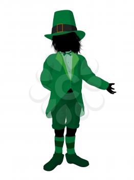 Royalty Free Clipart Image of a Leprechaun