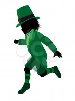 Royalty Free Clipart Image of a Leprechaun