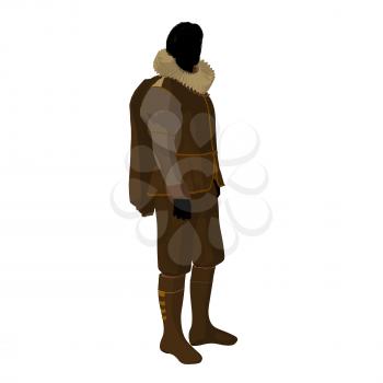 Royalty Free Clipart Image of a Man in Elizabethan Costume