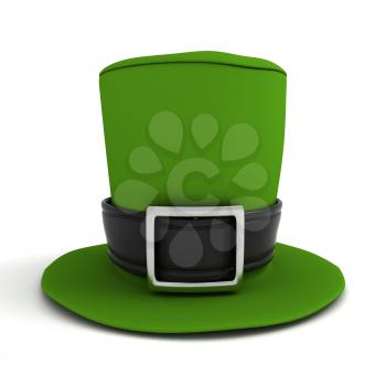 3D Illustration of a Leprechaun's Hat