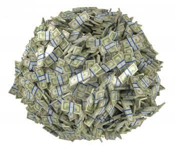 Royalty Free Clipart Image of American Money