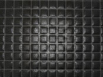 Royalty Free Clipart Image of Black Alligator Skin Background
