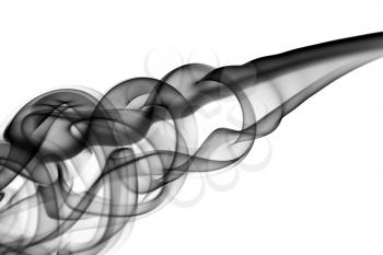 Royalty Free Clipart Image of Black Smoke