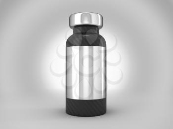 Royalty Free Clipart Image of an Ampoule 