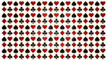 Royalty Free Clipart Image of Card Suits 