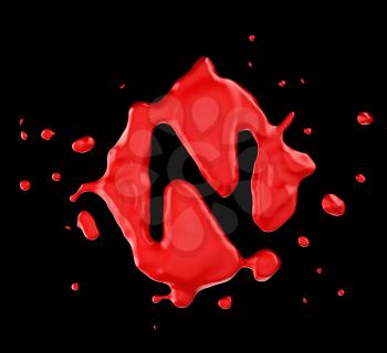 red letter n clip art