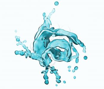 Royalty Free Clipart Image of a Water Background