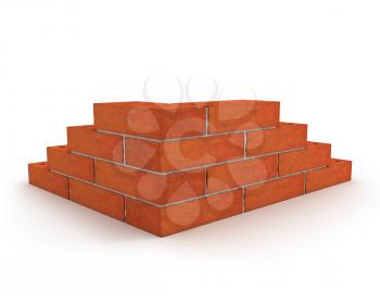 Royalty Free Clipart Image of Bricks