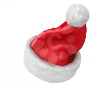 Royalty Free Clipart Image of Santa's Hat