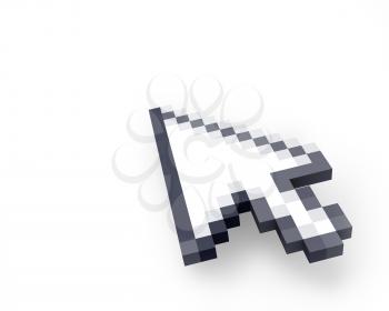 Royalty Free Clipart Image of a Cursor