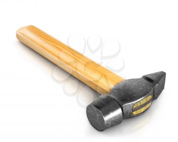 Royalty Free Clipart Image of a Hammer