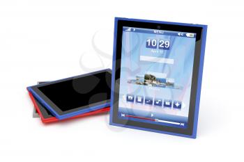 Royalty Free Clipart Image of Tablets