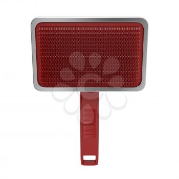 Cat brush isolated on white background