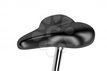 Bicycle saddle isolated on white background