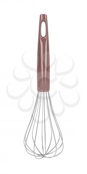 Whisk isolated on white background