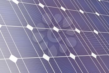 Closeup of solar panel, 3D illustration