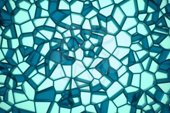 stained glass background blue