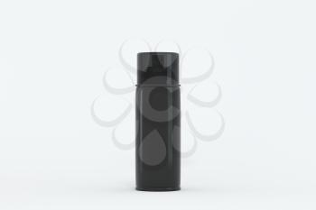 Spray can with white background, 3d rendering. Computer digital drawing.