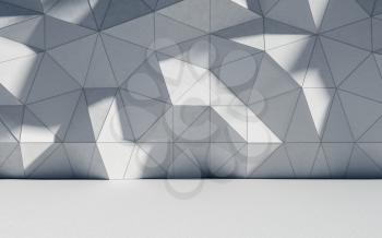 Abstract geometric architecture, 3d rendering. Computer digital drawing.