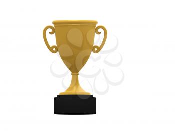 Royalty Free Clipart Image of a Trophy