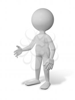 Royalty Free Clipart Image of a Person