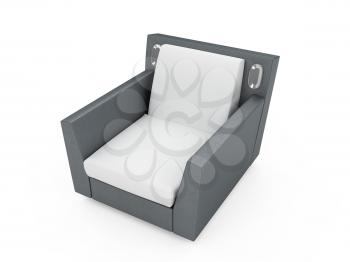 Royalty Free Clipart Image of an Armchair