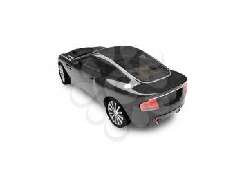 Royalty Free Clipart Image of an Aston Martin