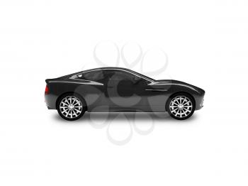 Royalty Free Clipart Image of an Aston Martin