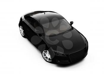 Royalty Free Clipart Image of an Audi