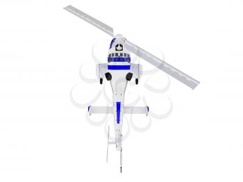 Royalty Free Clipart Image of a Helicopter