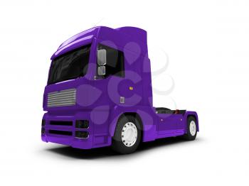 Royalty Free Clipart Image of a Transport Truck