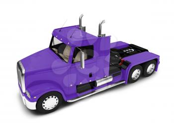 Royalty Free Clipart Image of a Transport Truck