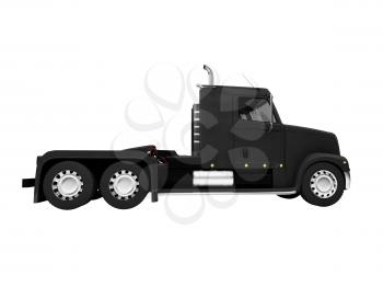 Royalty Free Clipart Image of a Transport Truck