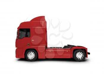 Royalty Free Clipart Image of a Transport Truck