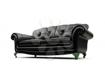 Royalty Free Clipart Image of a Couch