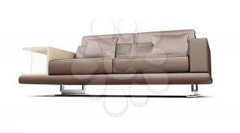 Royalty Free Clipart Image of a Couch