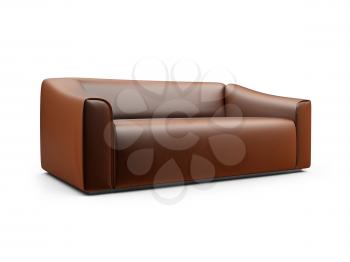 Royalty Free Clipart Image of a Couch