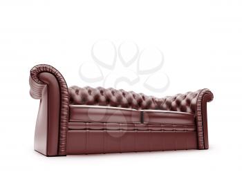 Royalty Free Clipart Image of a Couch