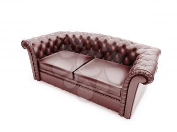 Royalty Free Clipart Image of a Couch