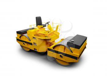 Royalty Free Clipart Image of a Construction Vehicle