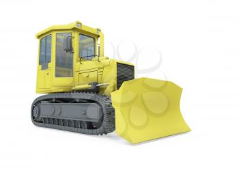 Royalty Free Clipart Image of a Construction Vehicle