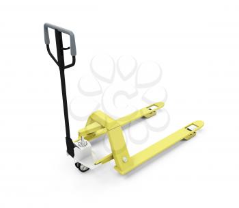 Royalty Free Clipart Image of a Pallet Lifter