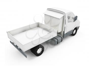 Royalty Free Clipart Image of a Truck