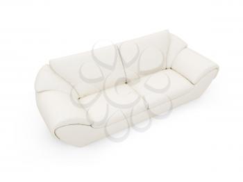 Royalty Free Clipart Image of a Couch