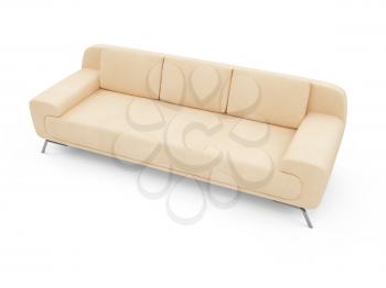 Royalty Free Clipart Image of a Couch